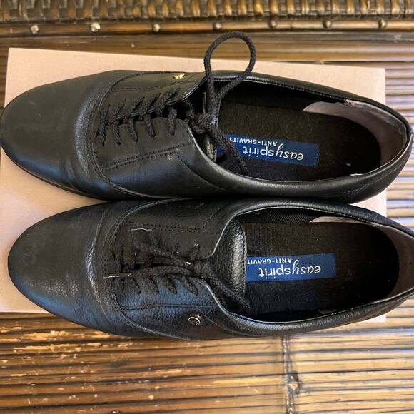 Easy Spirit Black Lace up Women's Shoe Esmotion Size 7 D Comfort Supportive Shoe - Picture 2 of 8